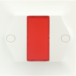 Flat indicator red 
